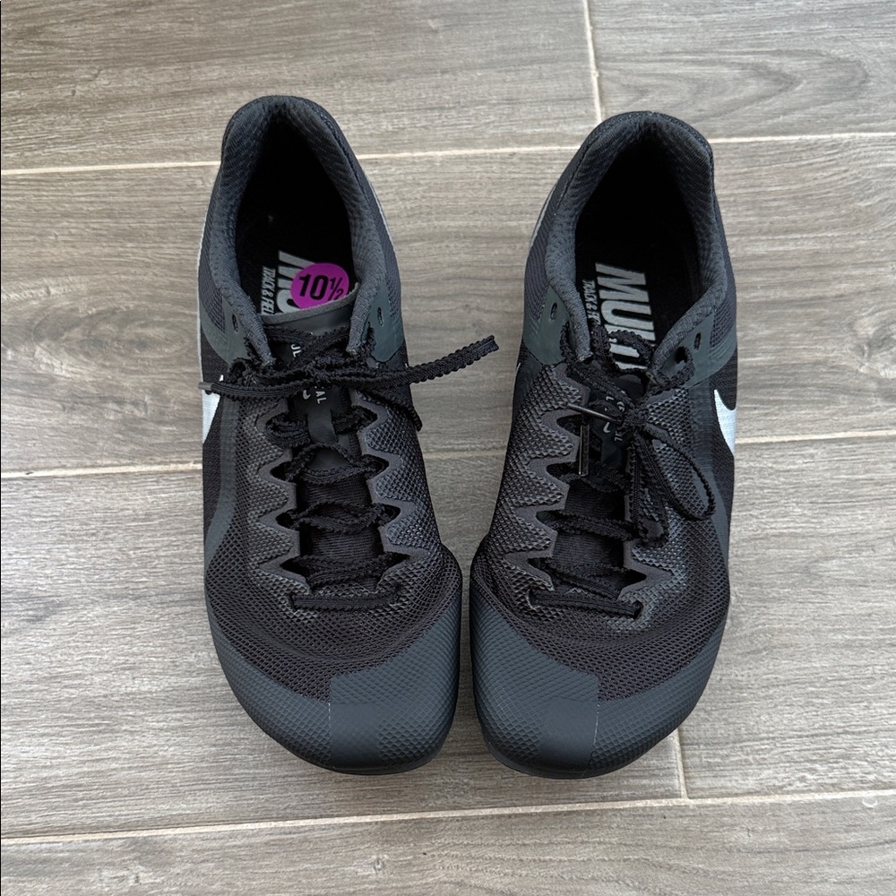 Nike Rival Multi Black and White Track and Field Shoes Men’s Size 10 1/2